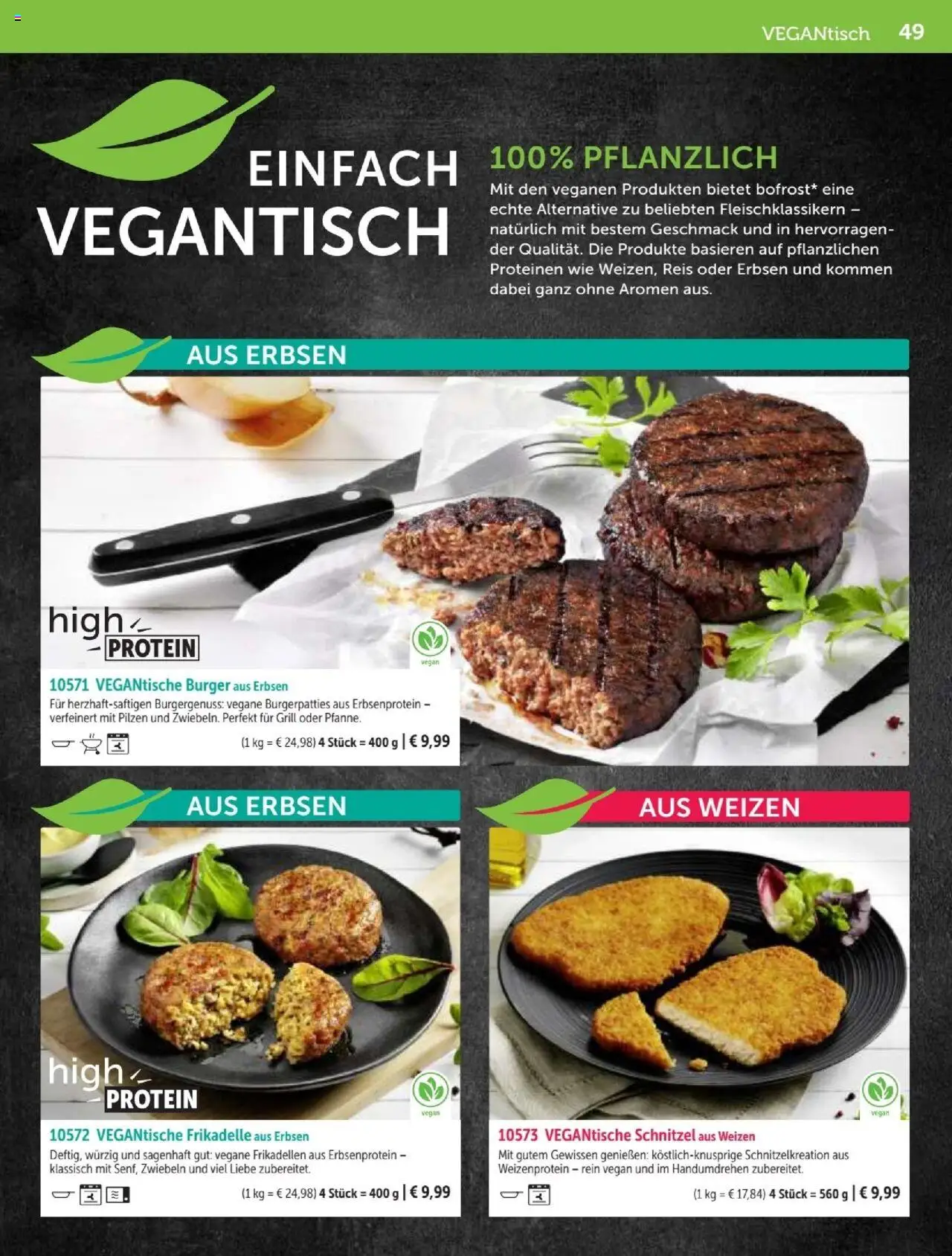 Bofrost Katalog – gültig ab 07.09.2025 | Seite: 49 | Produkte: Grill, Zwiebeln, Reis, Erbsen