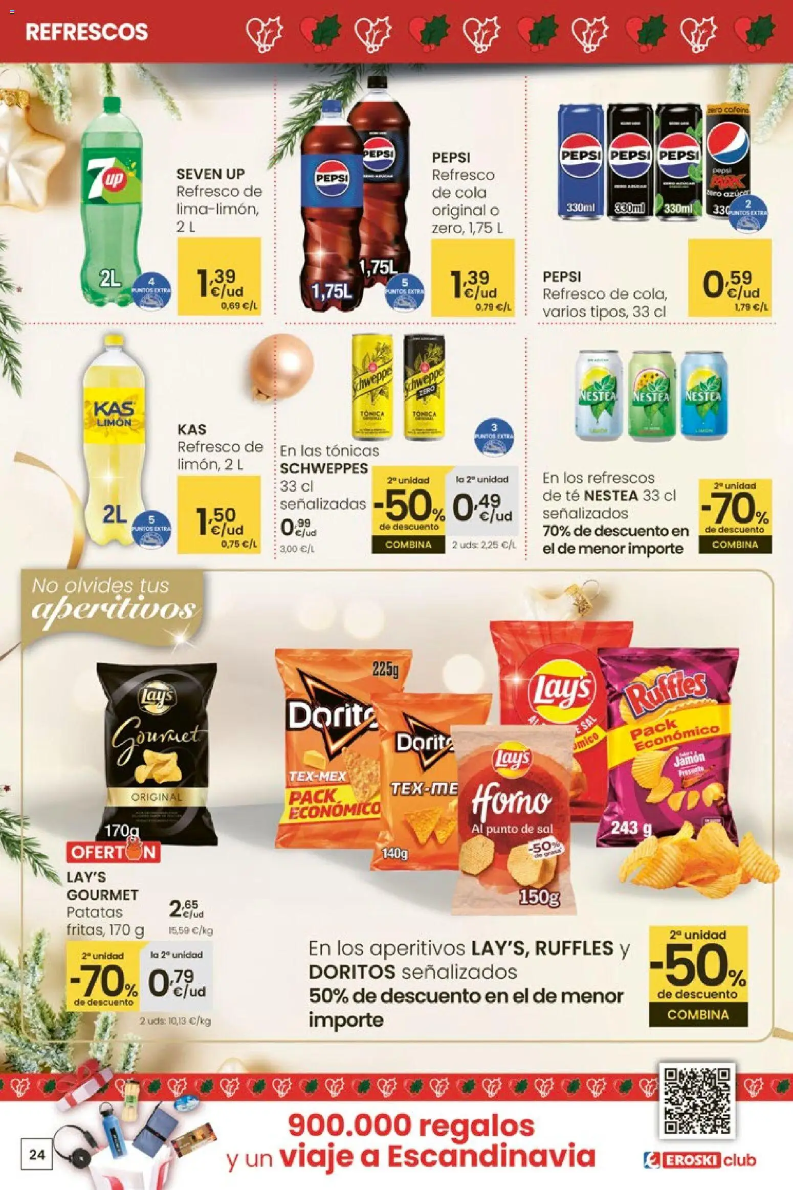 Eroski - Navidad  │ válido desde el 18.12.2025 | Página: 24 | Productos: Jamón, Té, Horno