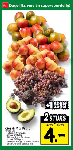 Vomar folder - Voorbeeld van een folder van Vomar, geldig van 26.04.2026 | Pagina: 13 | Producten: Avocado, Schaal, Zak, Mango