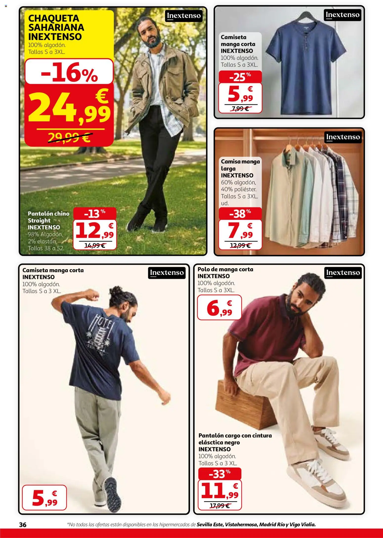 Alcampo - HG Madrid Unificado │ válido desde el 26.02.2026 | Página: 36 | Productos: Camisa, Chaqueta, Camiseta manga corta