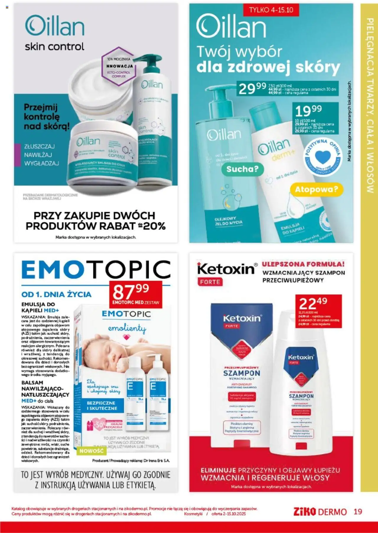 Ziko Gazetka od 02.10.2025 | Strona: 19 | Produkty: Kosmetyki, Szampon