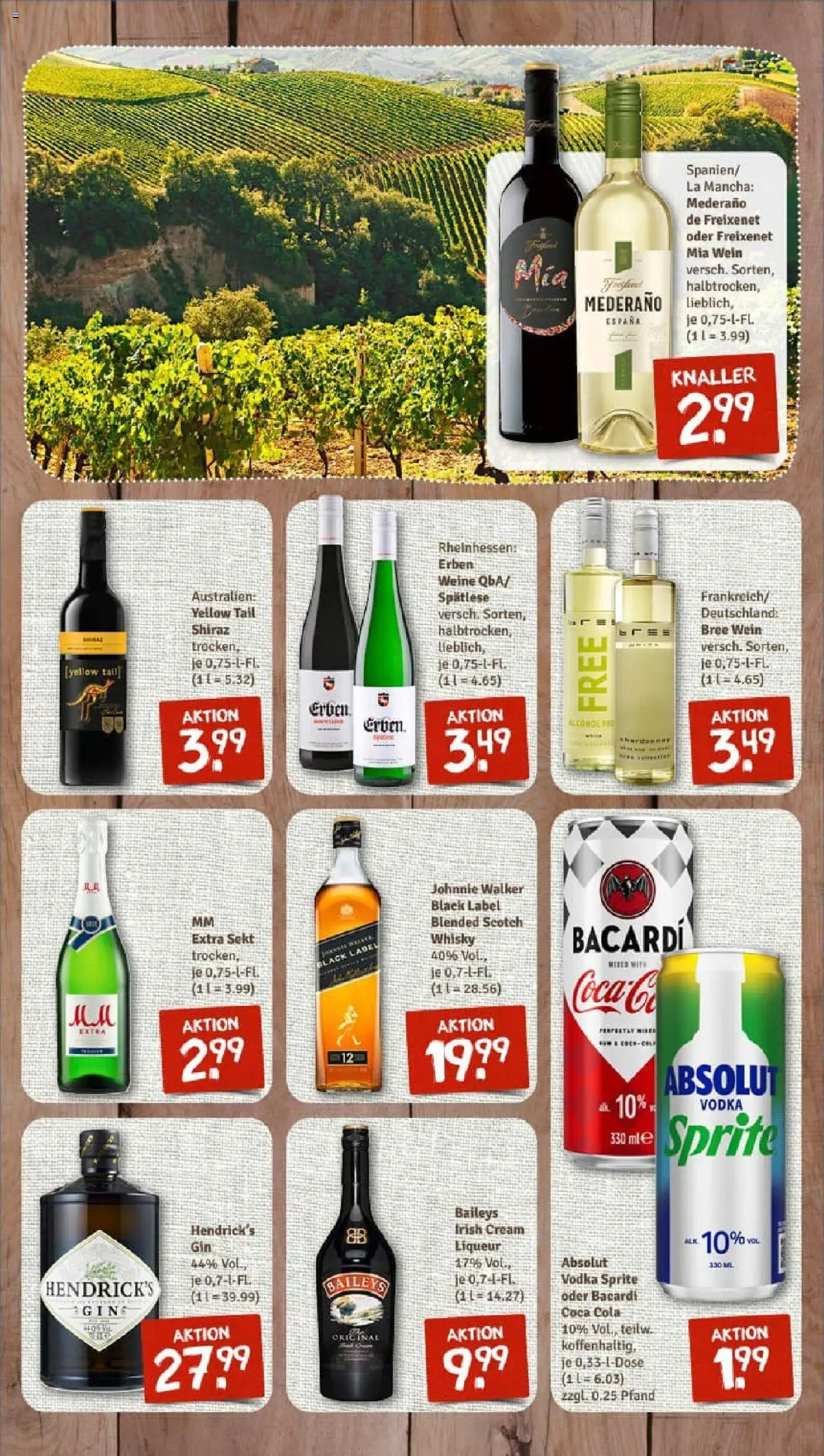 Rewe prospekt Emmerthal	 - gültig ab dem 29.06.2025 | Seite: 10 | Produkte: Bacardi, Coca cola, Freixenet, Gin