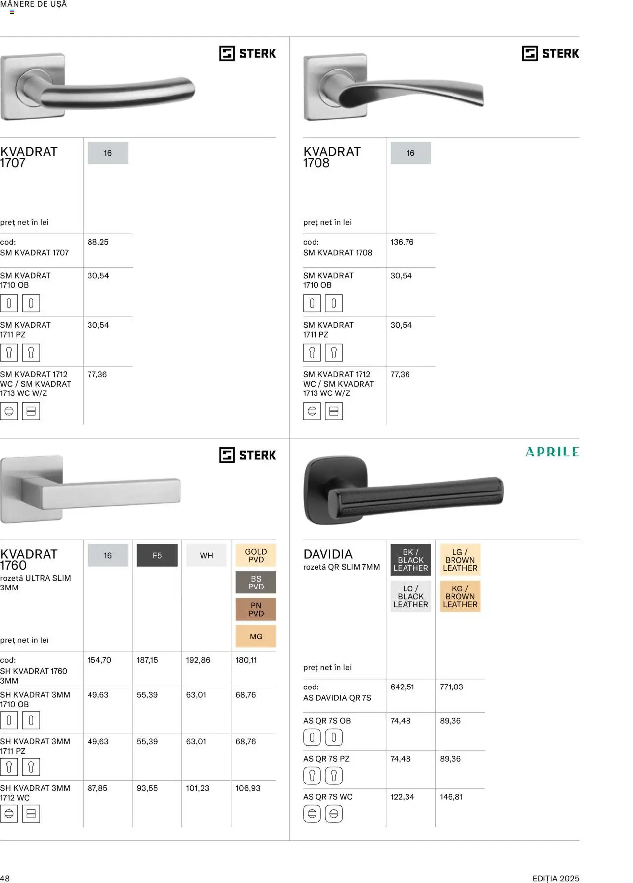 Noul catalog Proges – valabil de la 08.09.2025 | Pagină: 50 | Produse: Ușă