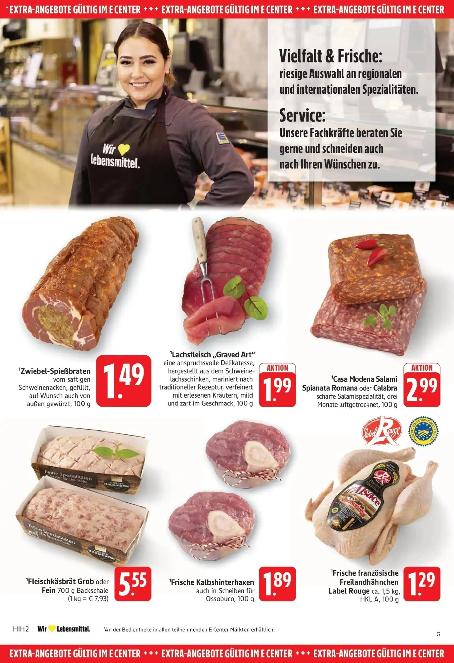 Edeka prospekt Göppingen	 – gültig ab 12.04.2026 | Seite: 22 | Produkte: Rouge, Salami