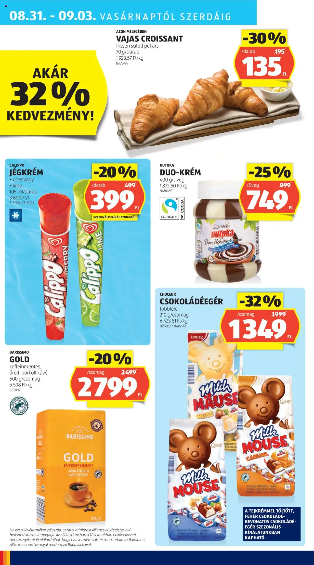 Aldi akciós ujság - amely érvényes a következő dátumtól: 28.08.2025 | Oldal: 26 | Termékek: Lime, Kávé, Csokoládé, Eper