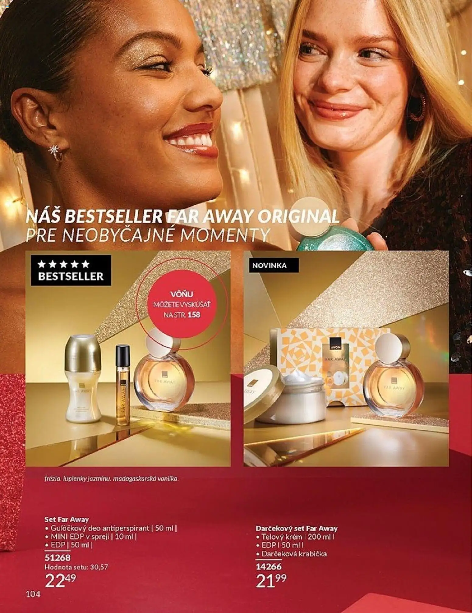 Nové Avon akcie – leták je platný od 01.12.2025 | Strana: 104 | Produkty: Telový krém, Antiperspirant, Krém