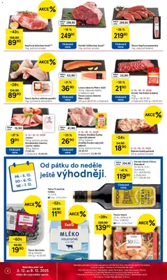 Náhled letáku Krásno Amálka Šunka nejvyšší jakosti, 100 g, balená Amálka Šunka nejvyšší jakosti 100 g, pultový prodej 29,90 Kč s Clubcard: 22,90 Kč od 03.12.2025 | Strana: 4