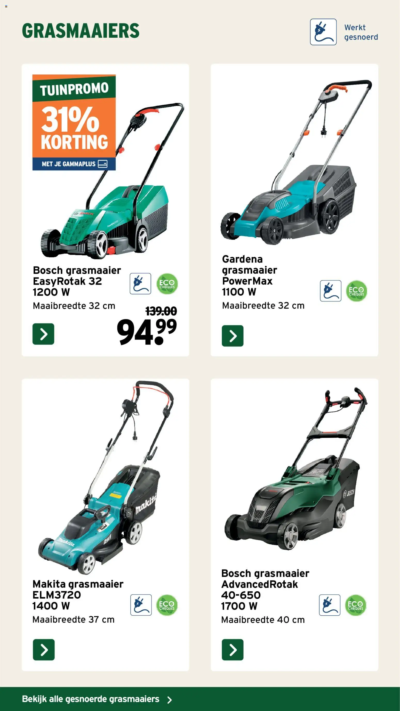 {H1} | Pagina: 46 | Producten: Grasmaaier