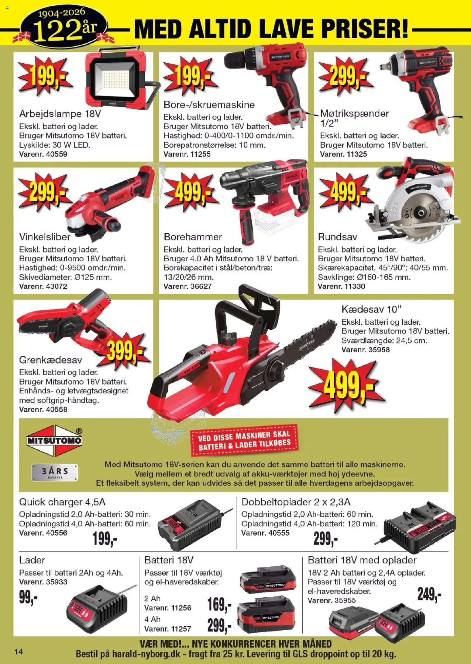 Harald Nyborg tilbudsavis – gyldig fra 08.01.2026 | Side: 16 | Produkter: Batteri