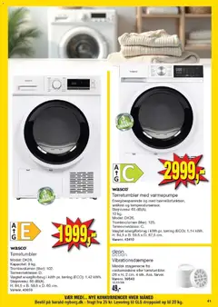 Harald Nyborg - Tilbudsavis gyldig fra 01.01.2026 | Side: 45 | Produkter: Vaskemaskine, Tørretumbler