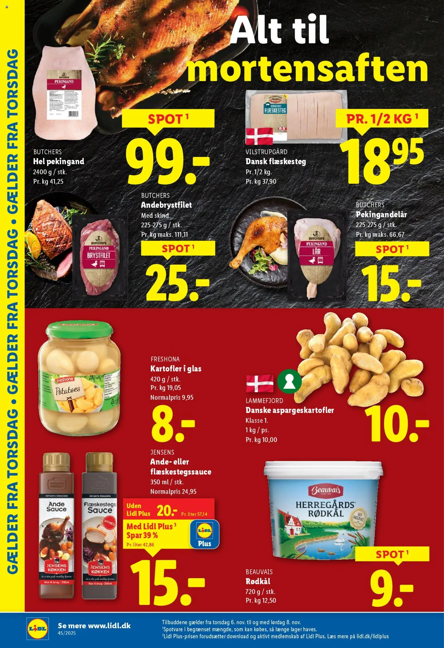 Lidl tilbudsavis – gyldig fra 06.11.2025 | Side: 2 | Produkter: Kartofler, Rødkål, Søm, Aspargeskartofler