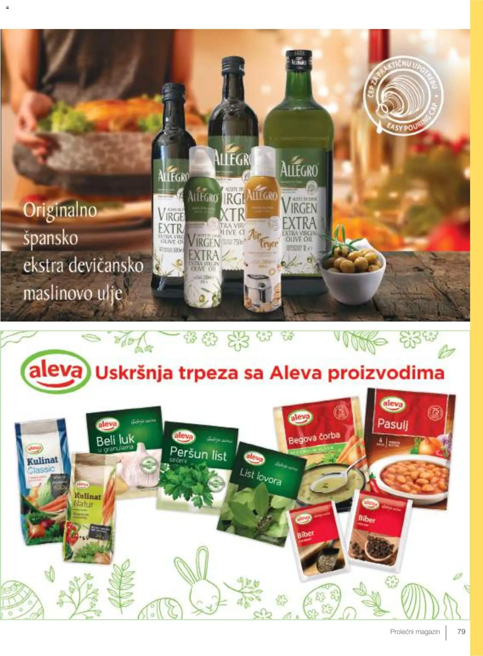 Idea katalog - važi od 09.04.2026 | Strana: 79 | Proizvode: Pasulj, Beli luk, Ulje, Maslinovo ulje