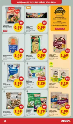 Penny Markt Flugblatt ab 31.12.2025 gültig | Seite: 11 | Produkte: Nüsse