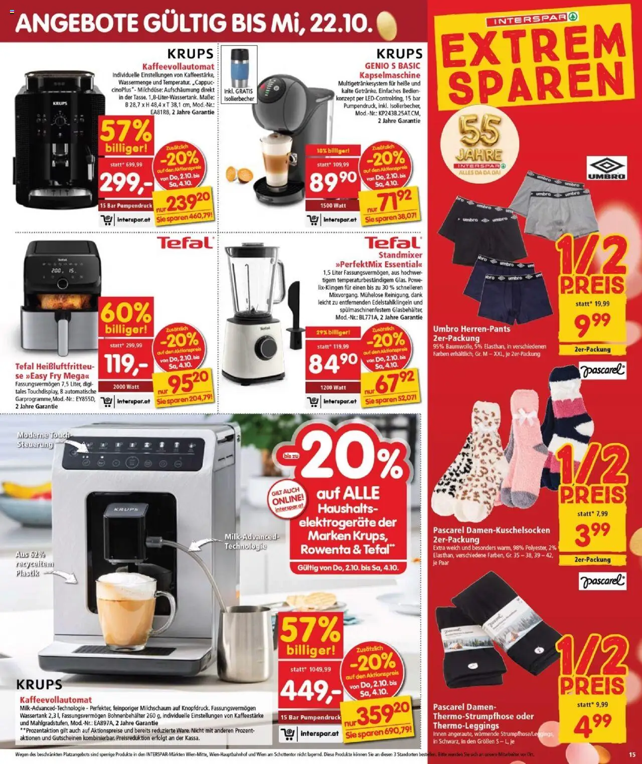Interspar Flugblatt - Burgenland  gültig ab 02.10.2025 | Seite: 15
