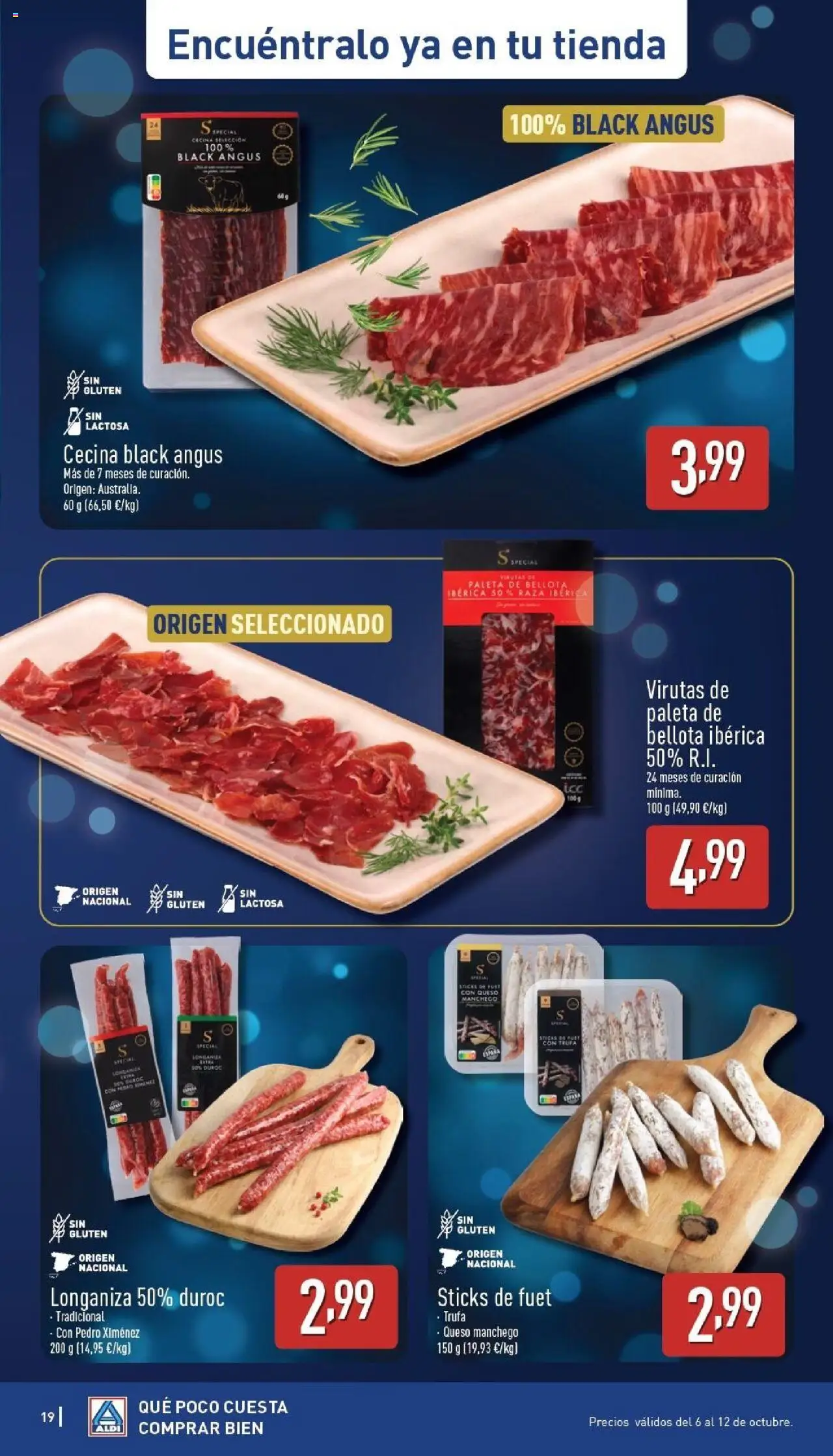 Aldi folleto Canarias │ válido desde el 06.10.2025 | Página: 19 | Productos: Queso, Longaniza