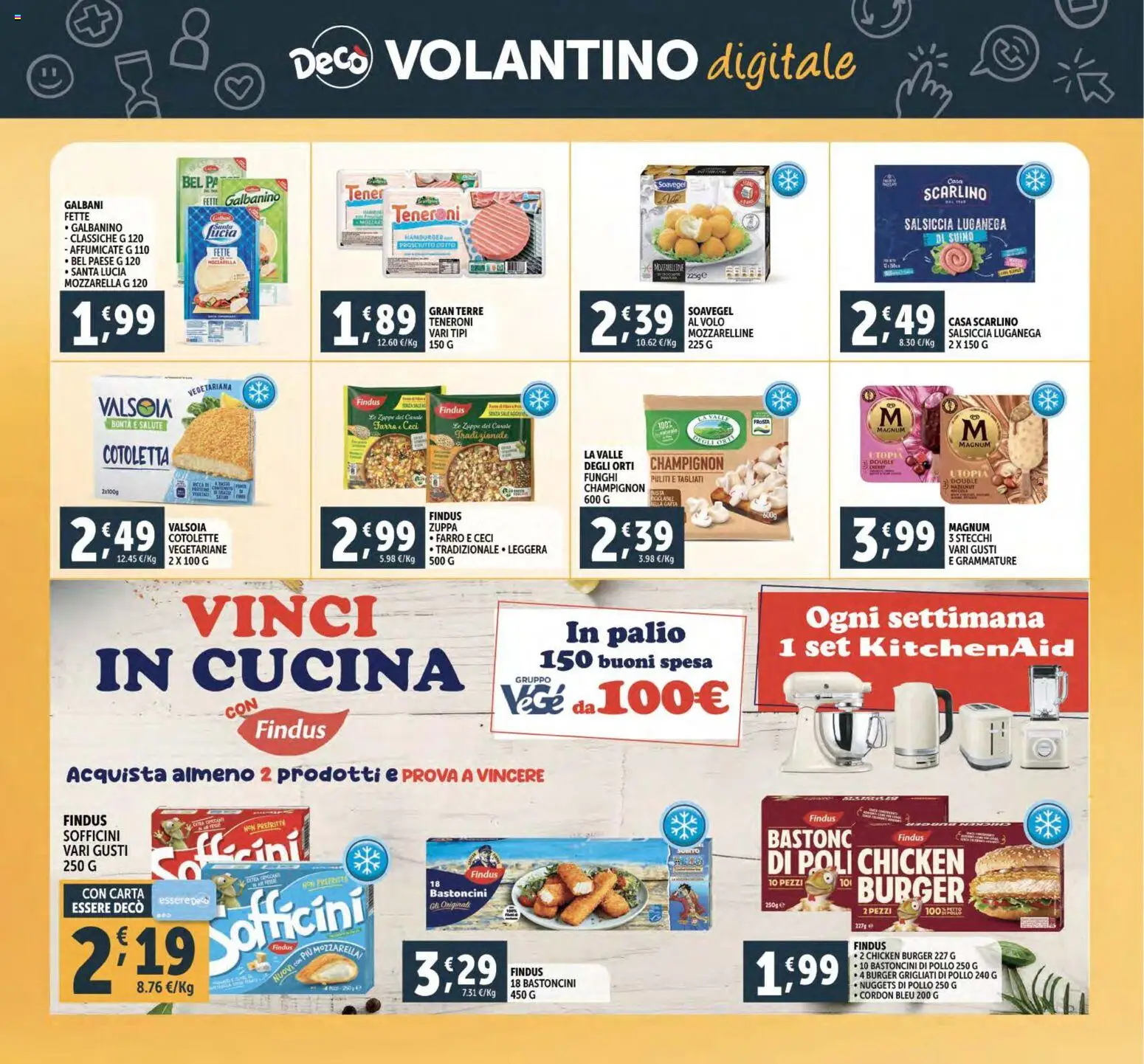Volantino Decò del 02.12.2025 | Pagina: 31 | Prodotti: Pollo, Salsiccia, Funghi, Hamburger
