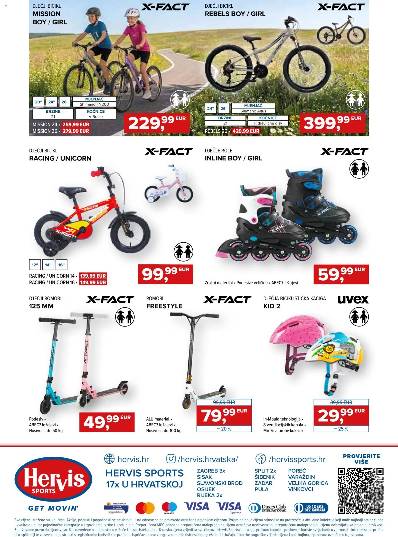Hervis katalog | vrijedi od 18.03.2026 | Stranica: 12 | Proizvodi: Bicikl, Kaciga, Romobil, Disk