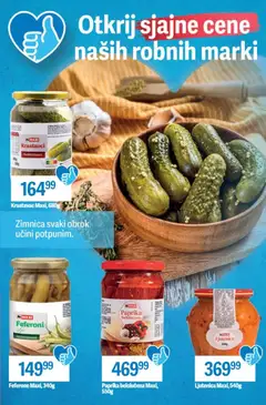 Maxi katalog - pregled Maxi kataloga - važi od 11.12.2025 | Strana: 15 | Proizvode: Krastavac, Paprika, Ljutenica, Feferoni