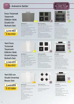 16.04.2026 tarihinden itibaren geçerli olan Arçelik kataloğu önizlemesi | Sayfa: 13 | Ürünler: Davlumbaz, Raf, Saat, Fırın