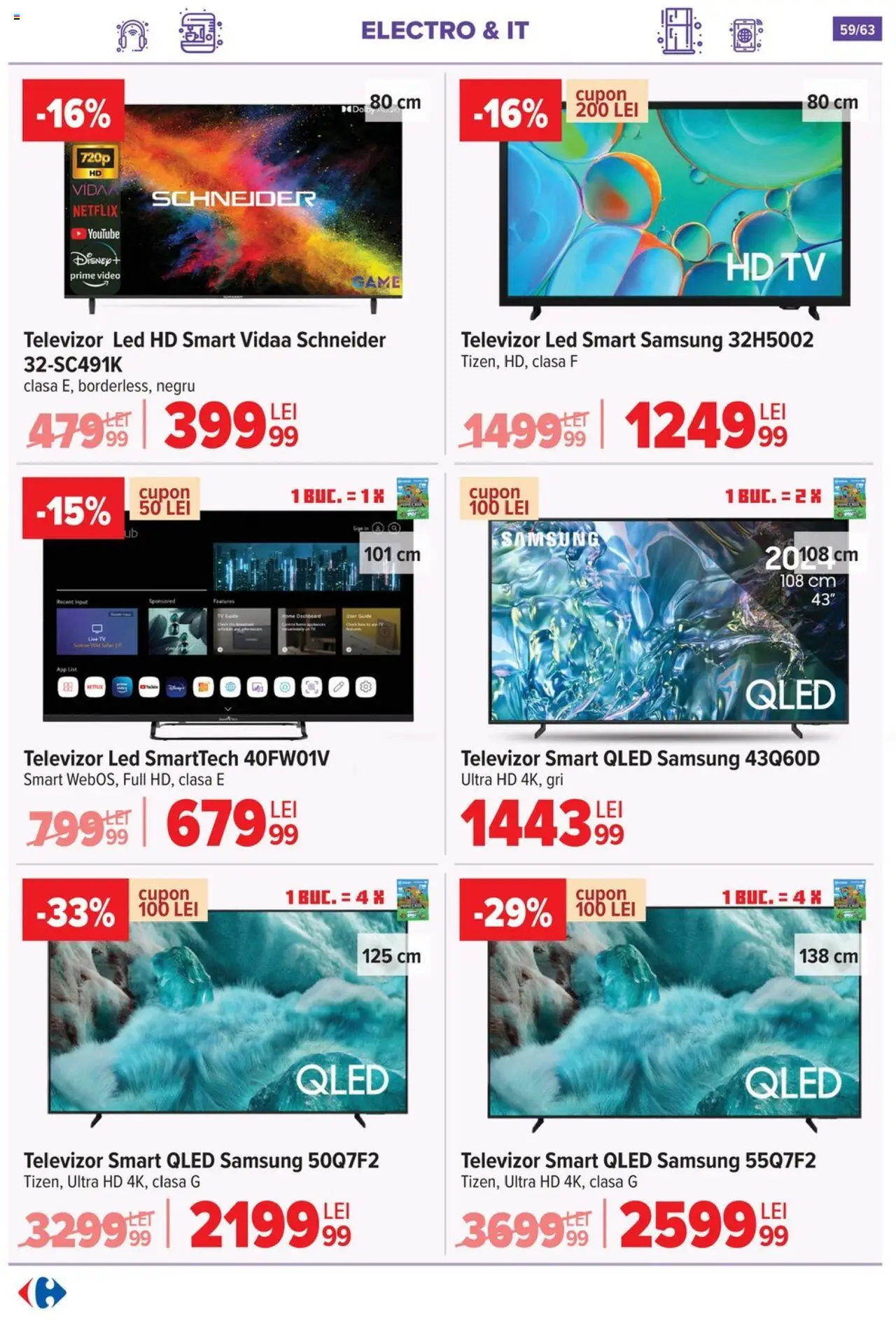 Noul catalog Carrefour – valabil de la 01.10.2025 | Pagină: 59 | Produse: Uscător, Sobă, Șemineu, Ulei