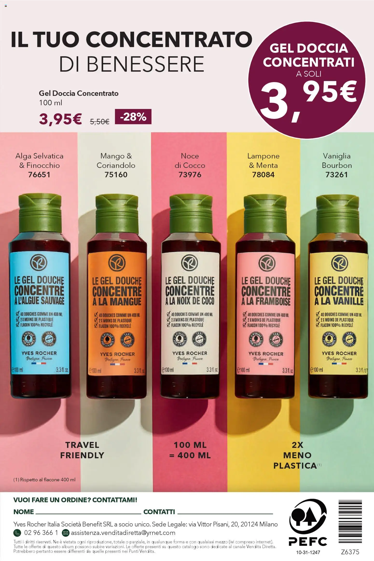 Volantino Yves Rocher del 30.01.2026 | Pagina: 68 | Prodotti: Bourbon, Lampone, Cocco, Menta