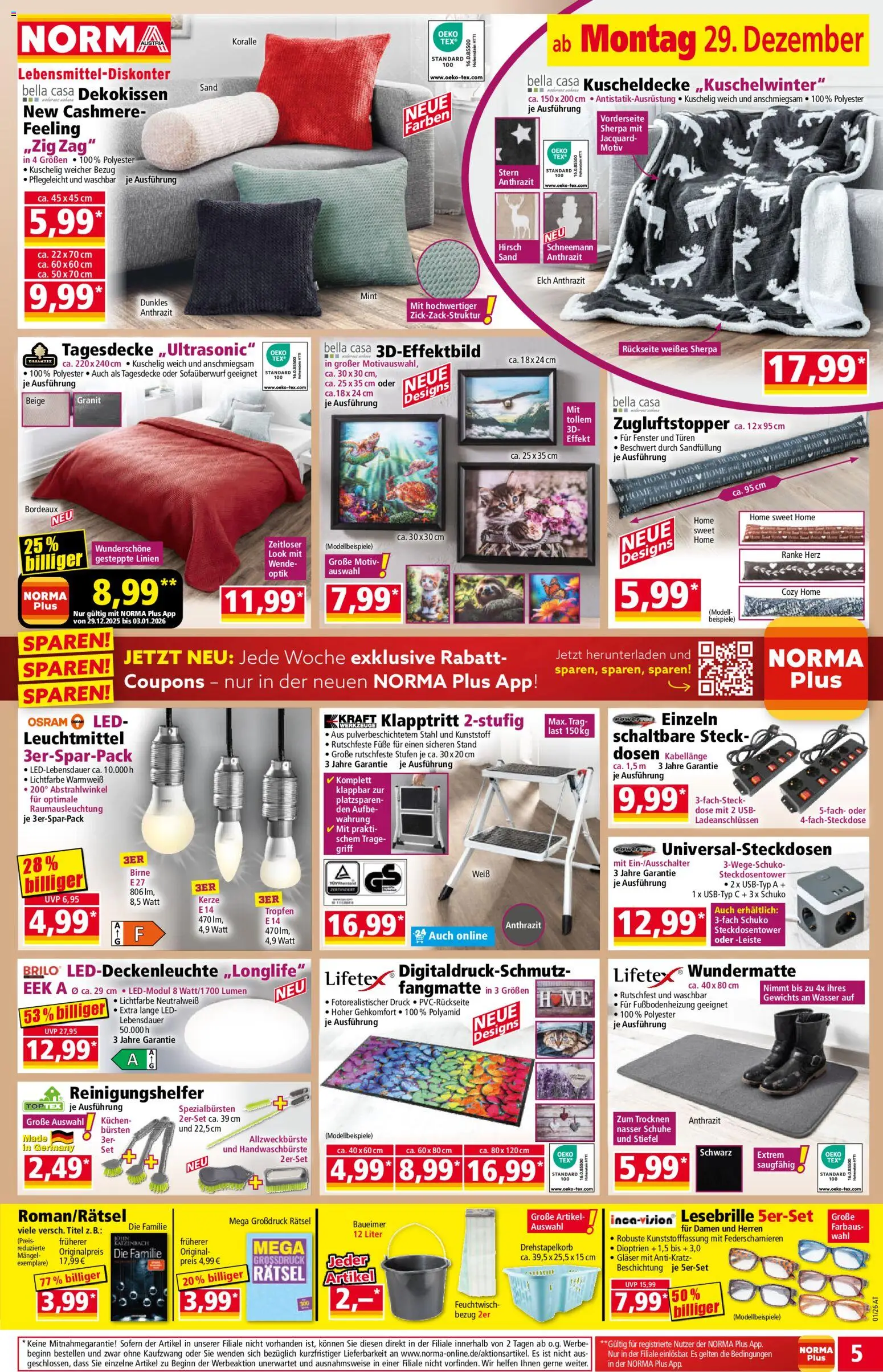 Norma - Angebote für die Woche ab Montag, 29.12 gültig ab 29.12.2025 | Seite: 3 | Produkte: Wasser, Stiefel, Birne, USB