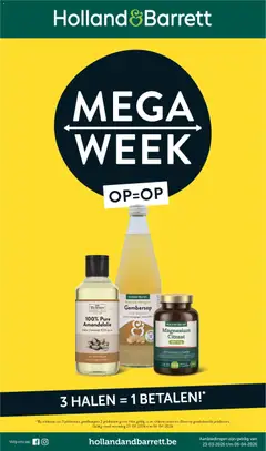 Holland & Barrett Folder / Publicité - Voorbeeld van een folder van Holland & Barrett, geldig van 23.03.2026