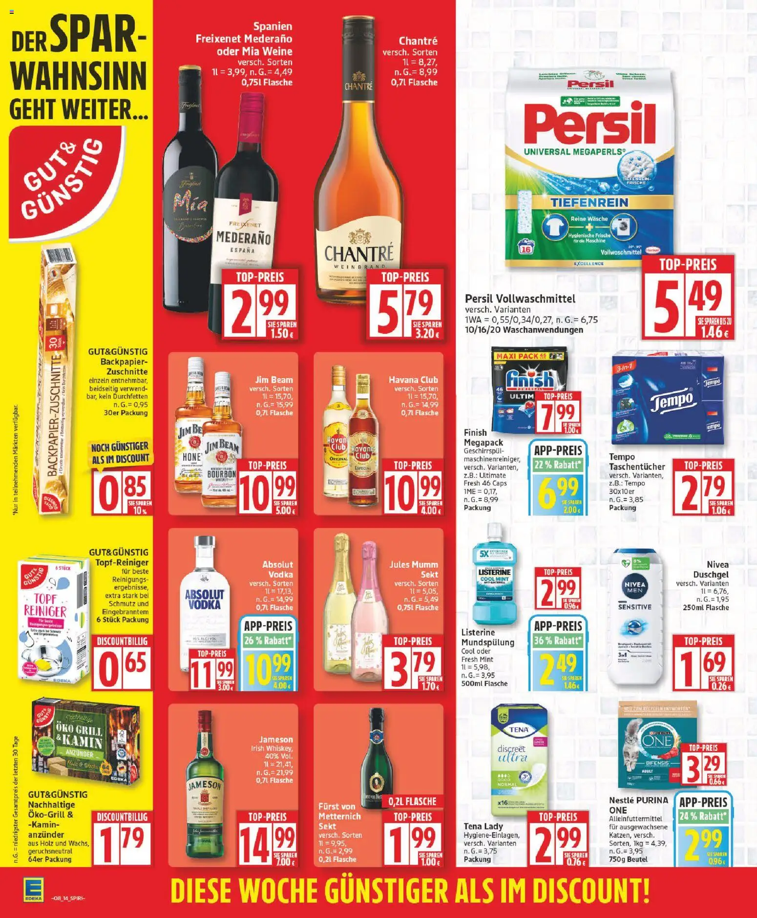 Edeka Prospekt 	 – gültig ab 16.02.2026 | Seite: 14 | Produkte: Purina one, Furst von metternich, Freixenet mederano, Listerine