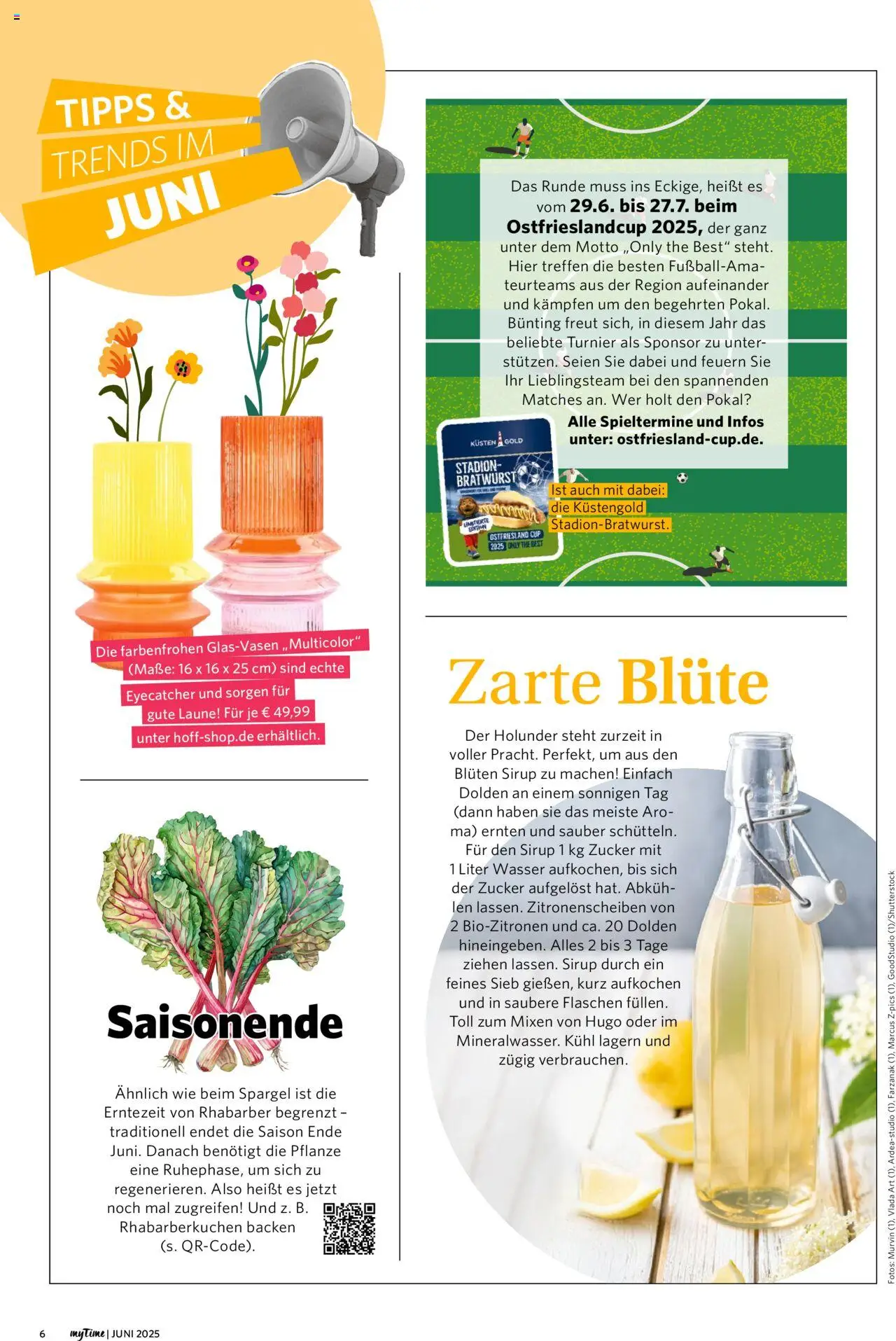 Combi - myTime Juni 2025 - gültig ab dem 01.06.2025 | Seite: 6 | Produkte: Vase, Spargel, Wasser, Zucker