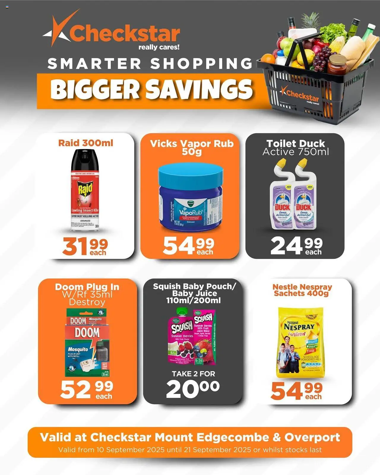 New Check Star catalogue – valid from 10.09.2025 | Page: 1 | Products: Toilet, Milk, Juice, Fruit