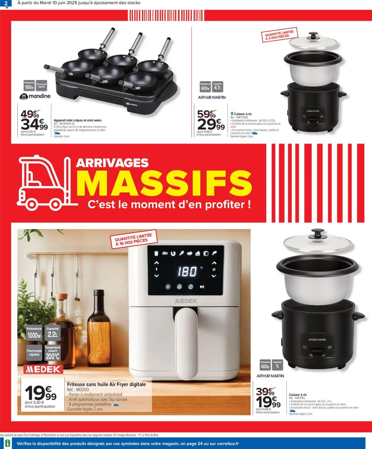  | Page: 4 | Produits: Friteuse, Cuiseur, Huile, Riz