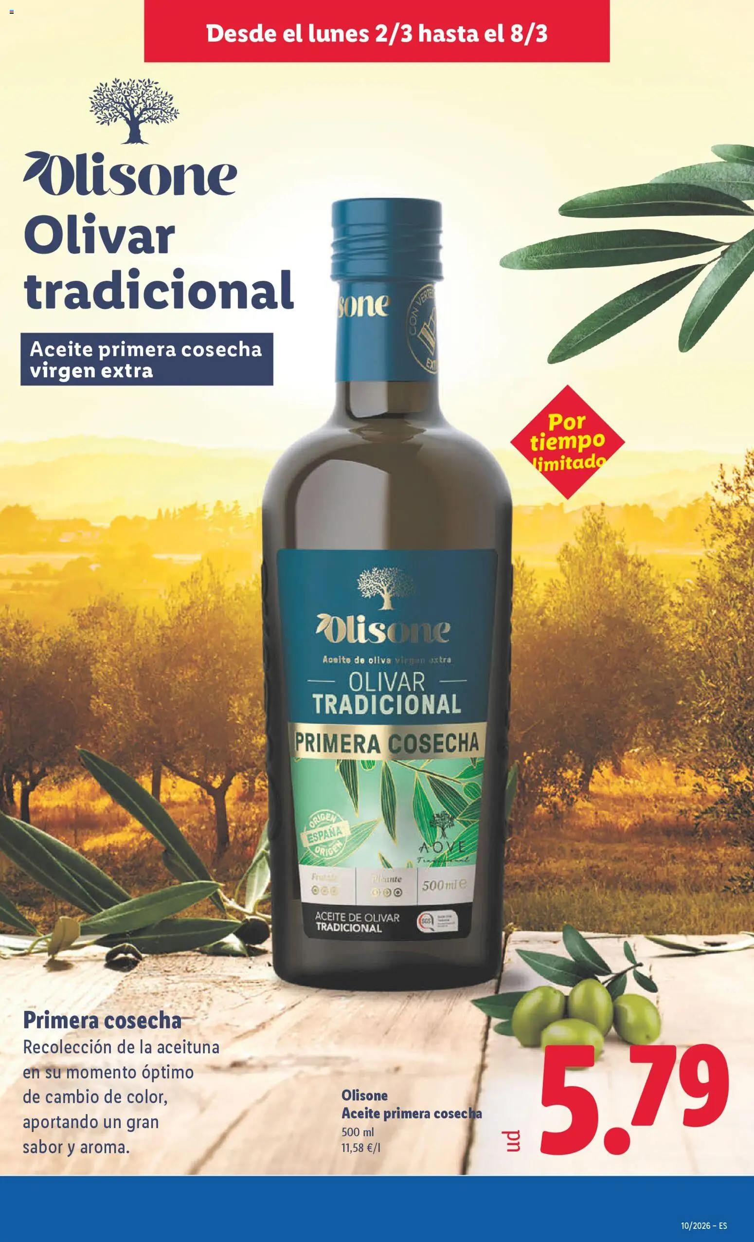 Lidl folleto │ válido desde el 02.03.2026 | Página: 13 | Productos: Aceite, Aceite de oliva, Aceite de oliva virgen extra