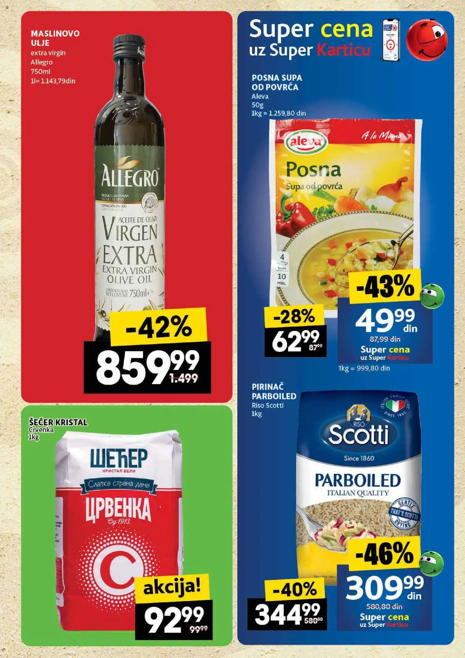 Roda katalog - važi od 27.11.2025 | Strana: 15 | Proizvode: Šećer kristal, Šećer, Maslinovo ulje, Pirinač