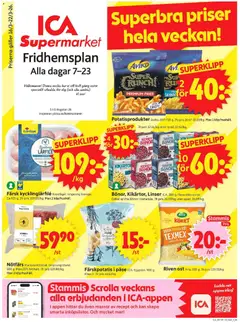 ICA Supermarket - Stockholm - Förhandsvisning av reklamblad från butik ICA Supermarket aktuell från 16.03.2026
