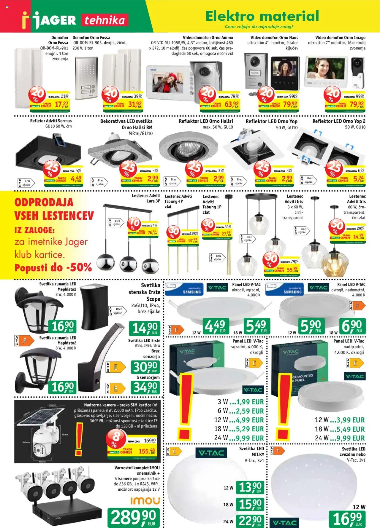 Jager katalog tehnika │ velja od 06.08.2025 | Stran: 6 | Izdelki: Led svetilka, Video, Kamera, Svetilka