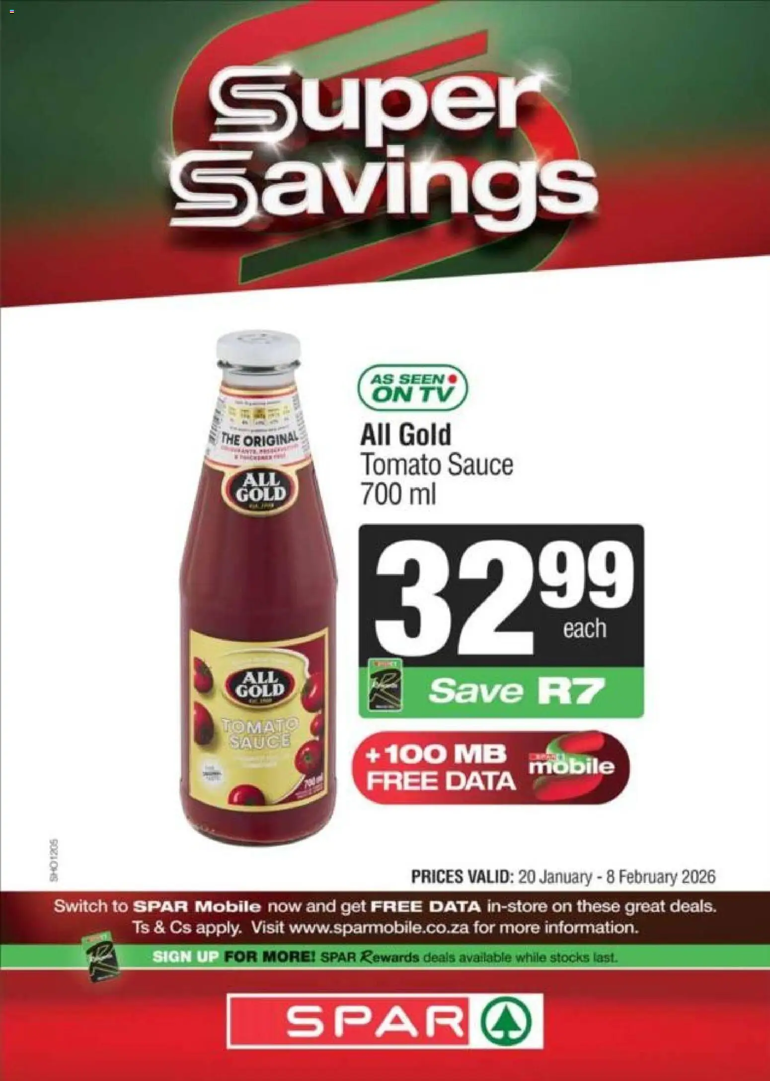 New KWIKSPAR catalogue – valid from 20.01.2026 | Page: 10 | Products: Data, TV, Switch, Tomato sauce