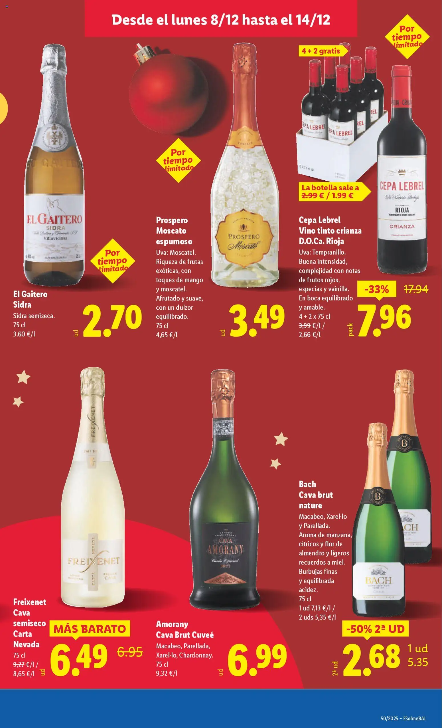 Lidl folleto │ válido desde el 08.12.2025 | Página: 25 | Productos: Vino, Ρούτερ