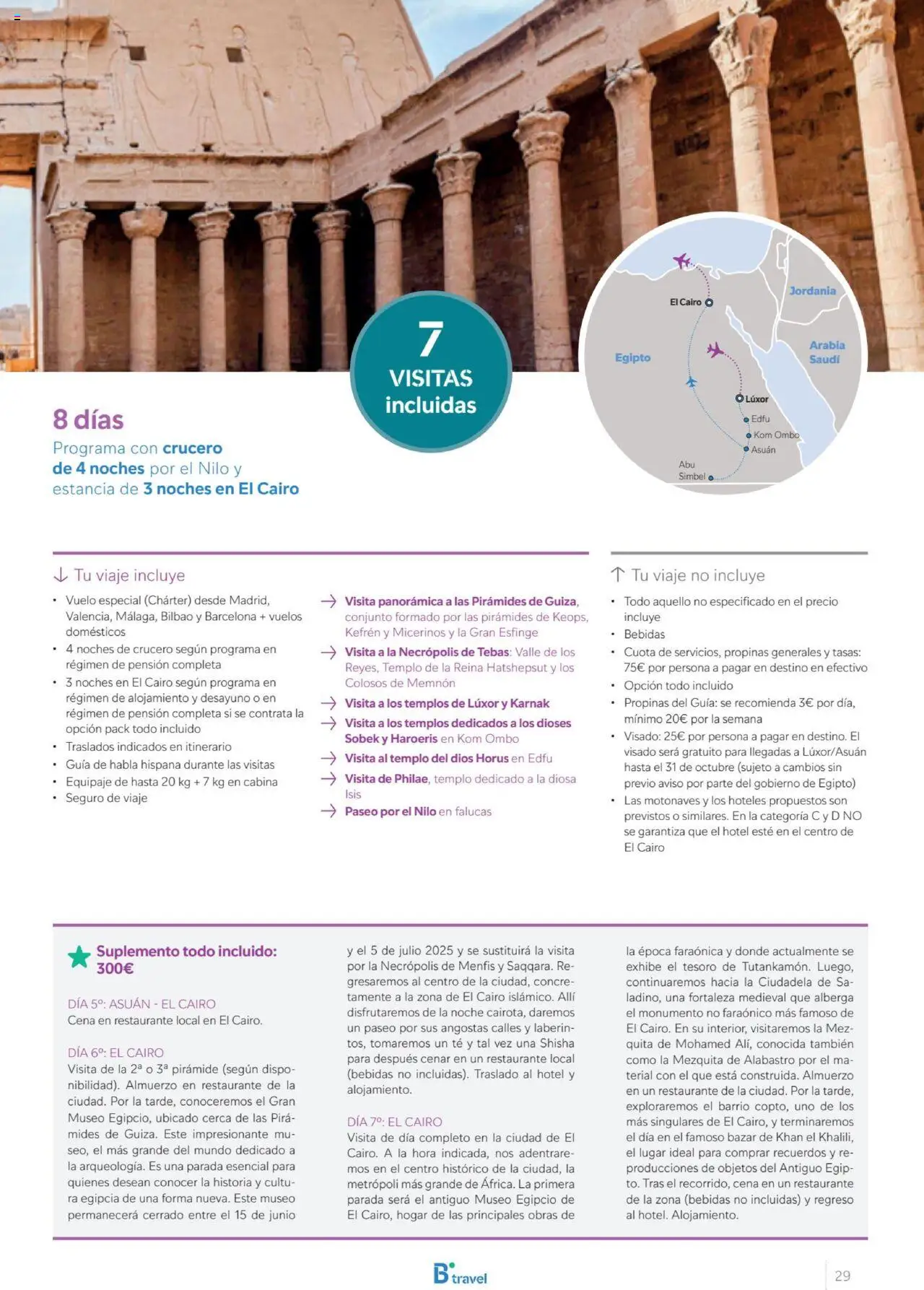 B the travel brand Egipto │ válido desde el 01.07.2025 | Página: 29