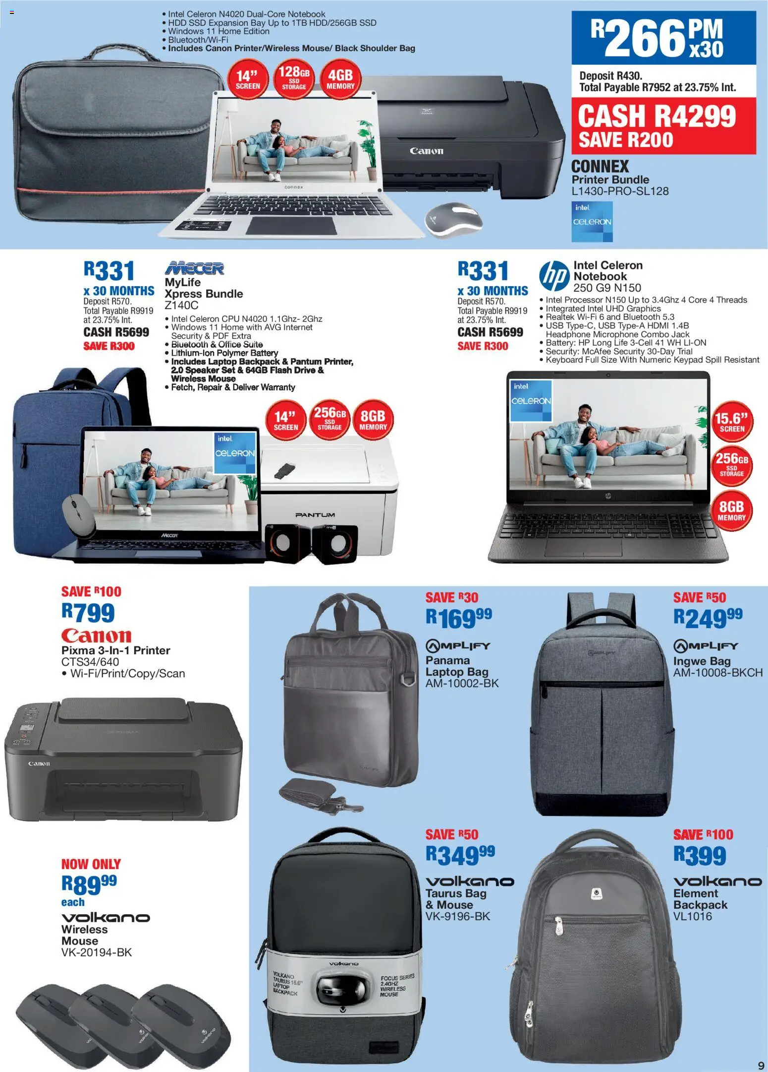 New OK Furniture catalogue – valid from 26.01.2026 | Page: 9 | Products: Printer, Mouse, Microphone, Speaker