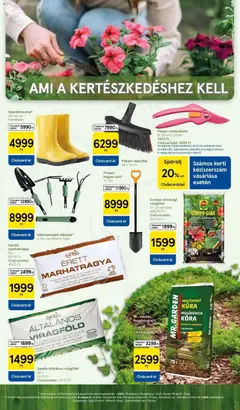 Tesco aktuális katalógus - amely érvényes a következő dátumtól: 08.04.2026 | Oldal: 9 | Termékek: Virágföld, Metszőolló