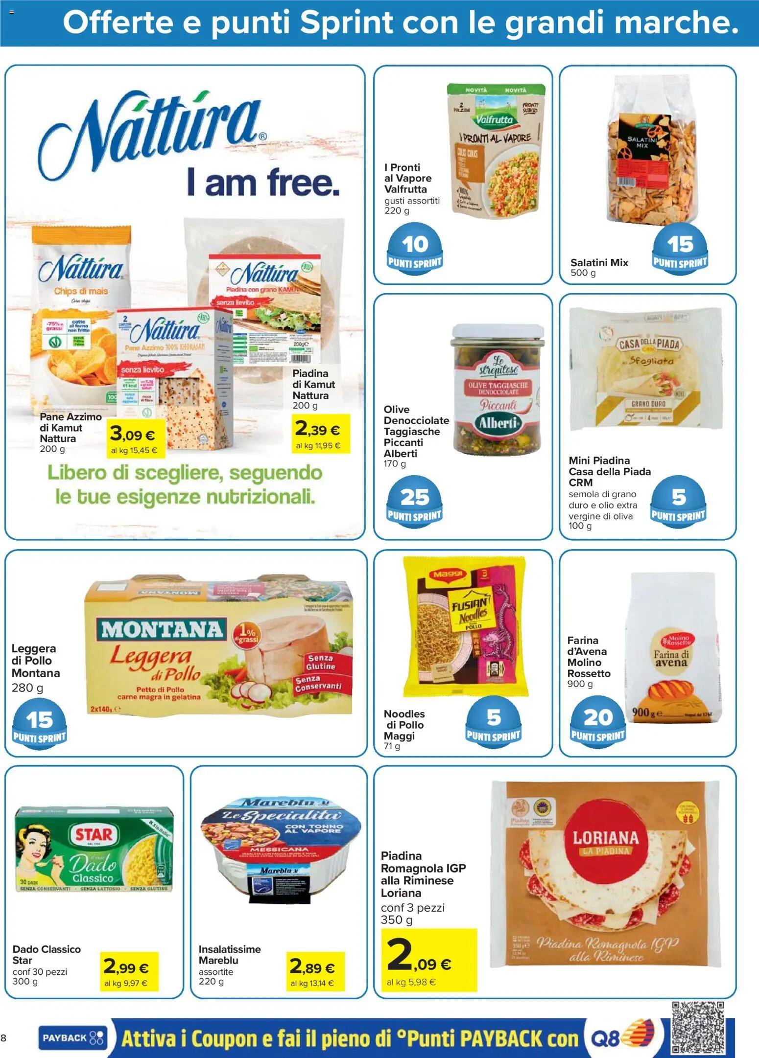 Volantino Carrefour del 21.04.2026 | Pagina: 8 | Prodotti: Salatini, Pane, Olio, Olio extra vergine