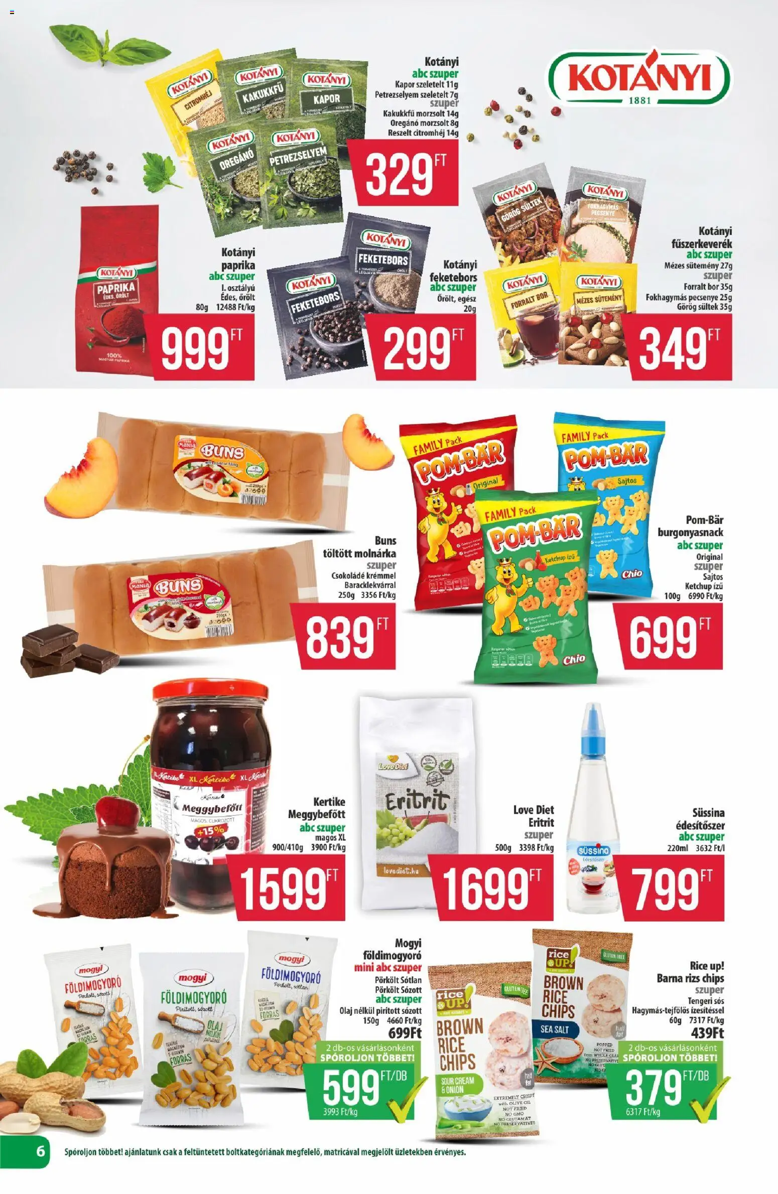 COOP akciós ujság - amely érvényes a következő dátumtól: 13.11.2025 | Oldal: 6 | Termékek: Olaj, Bor, Ketchup, Sütemény