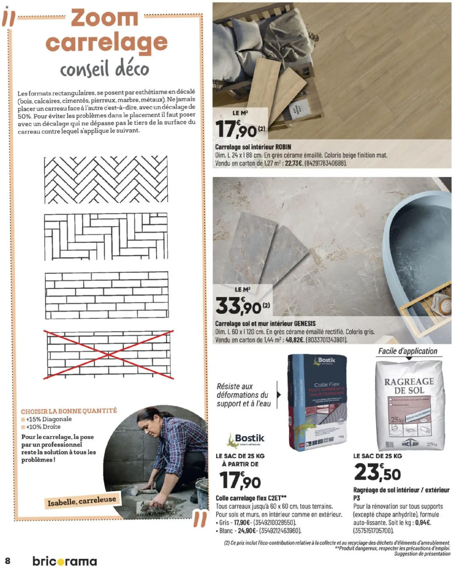 {H1} | Page: 8 | Produits: Sac, Colle