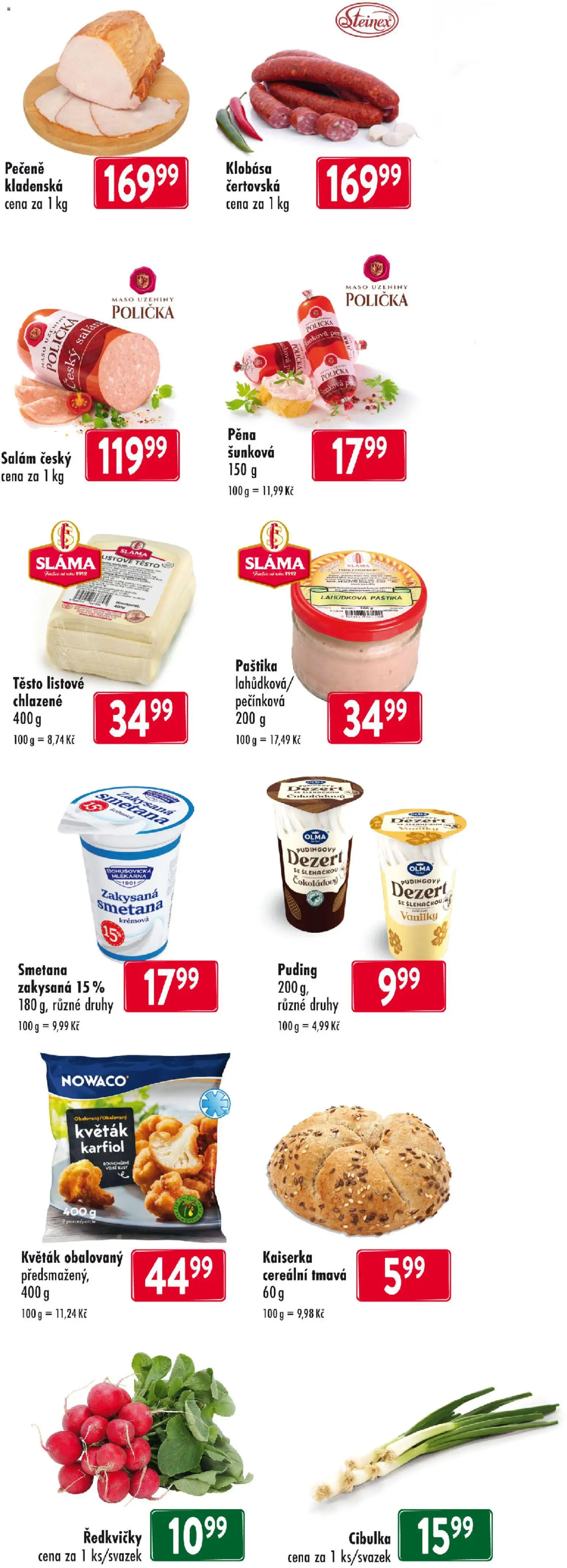 Astur & Qanto leták od 16.04.2026 | Strana: 2 | Produkty: Zakysaná smetana, Maso, Paštika, Těsto