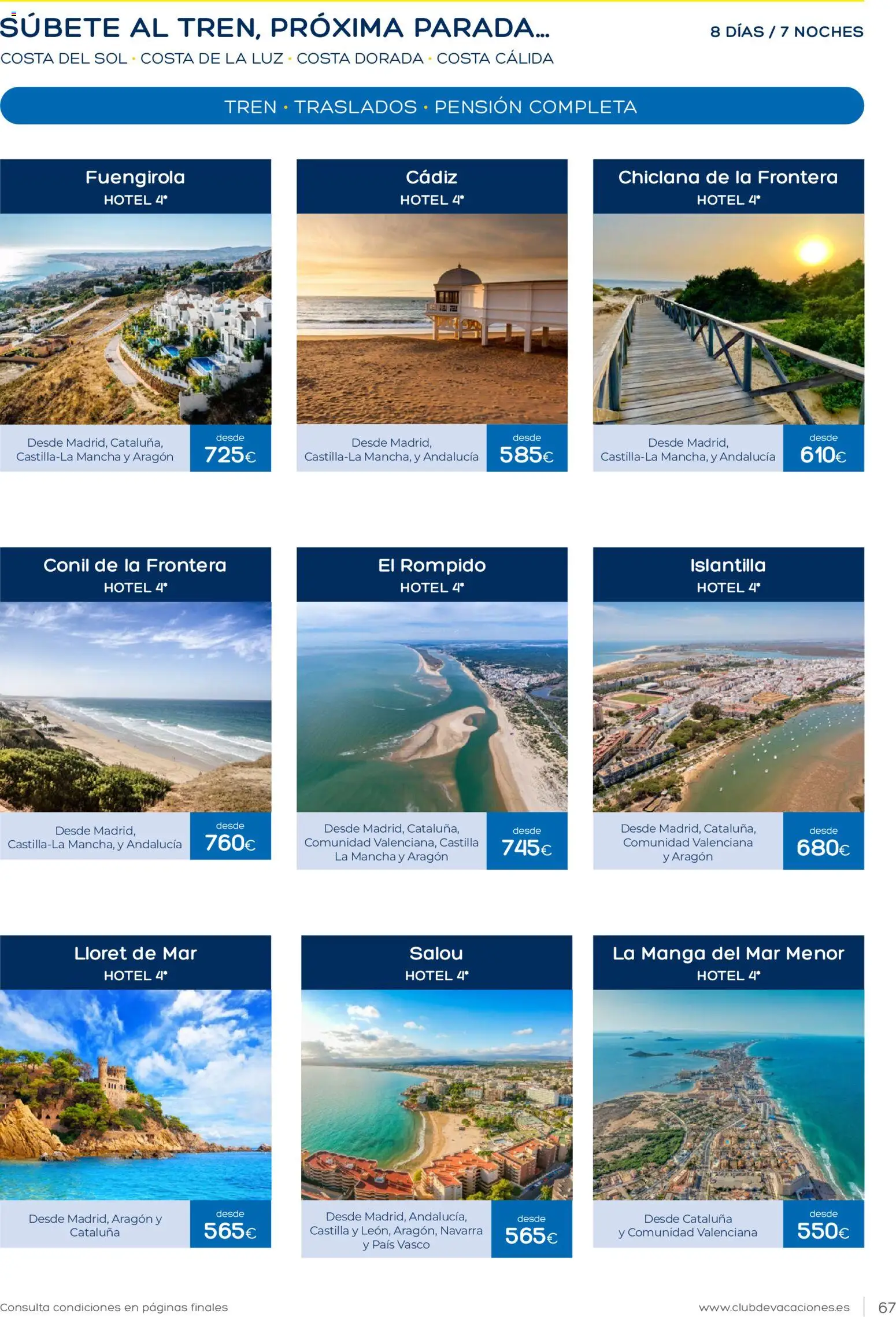 Viajes El Corte Inglés Club de Vacaciones │ válido desde el 01.02.2026 | Página: 67