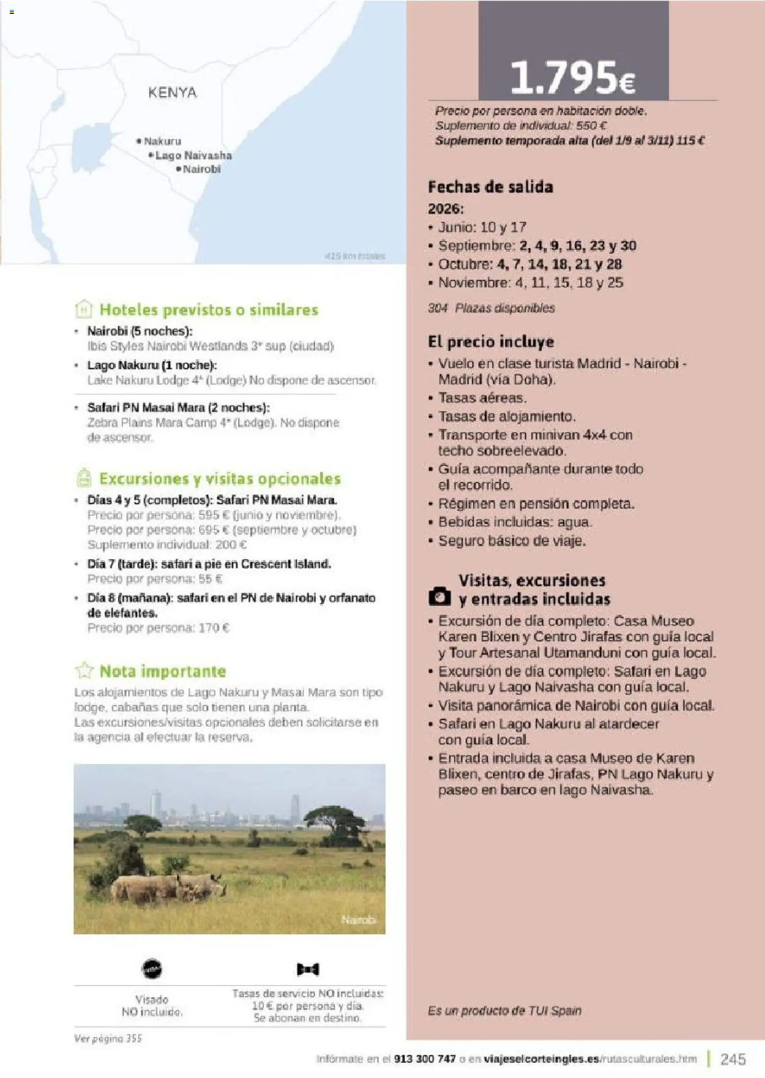 Viajes El Corte Inglés Rutas Culturales de la Comunidad de Madrid │ válido desde el 01.04.2026 | Página: 245