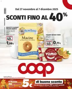 Anteprima del volantino COOP Angera catalogo valido a partire dal 27.11.2025