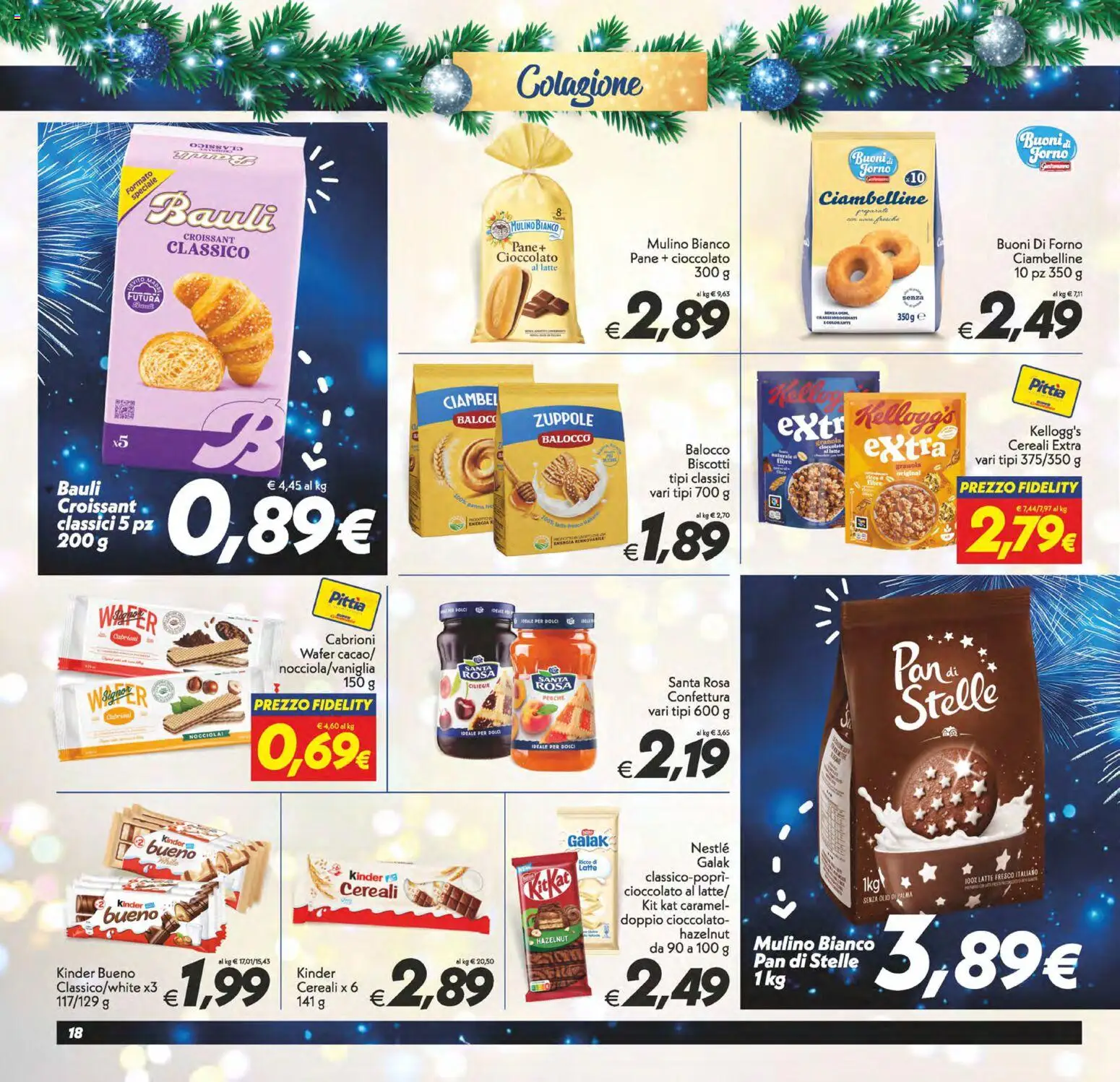 Volantino SuperConveniente del 27.12.2025 | Pagina: 18 | Prodotti: Pane, Panna, Biscotti, Polo