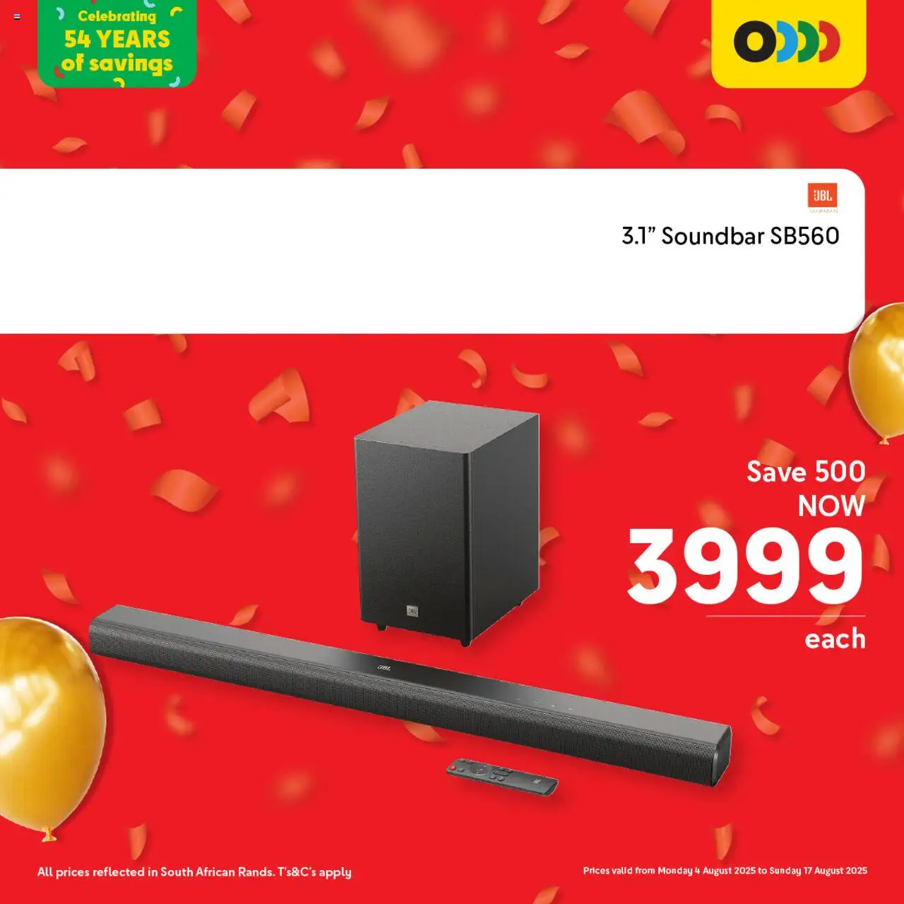 Makro Birthday Deals Tech │ valid from 04.08.2025 | Page: 2 | Products: Soundbar