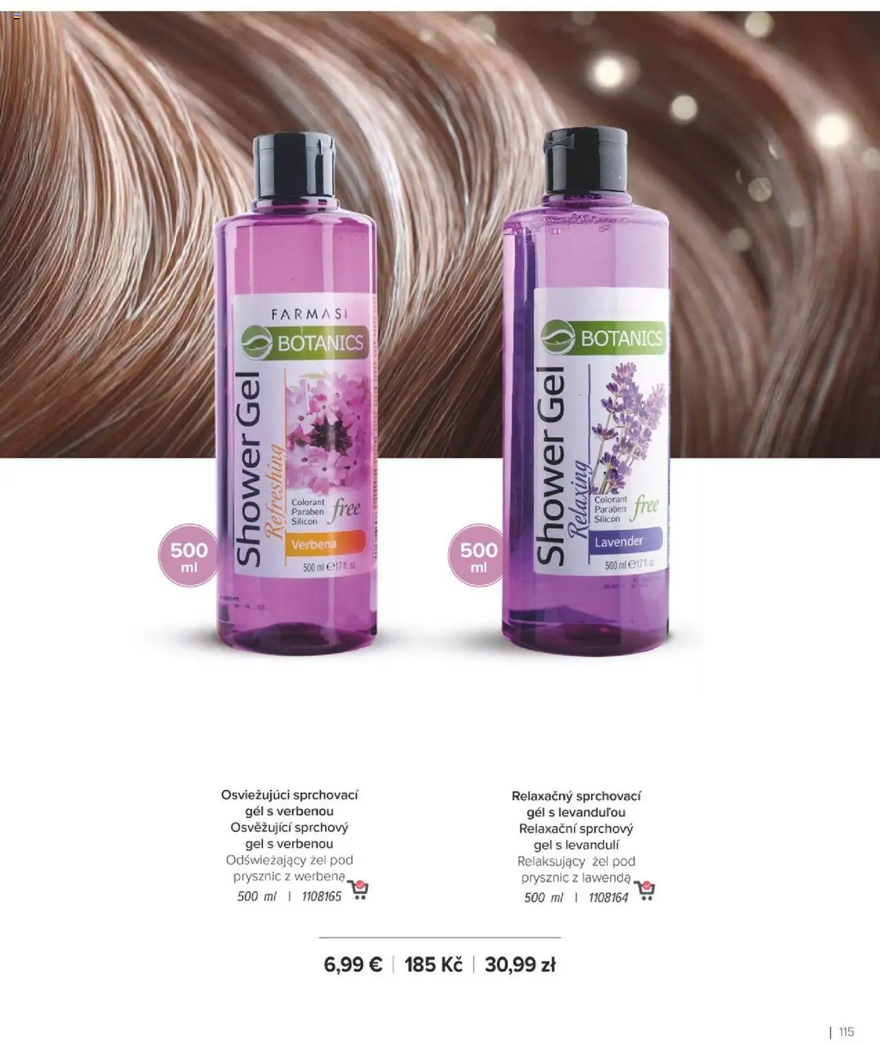 Nové Farmasi akcie – leták je platný od 24.09.2025 | Strana: 115 | Produkty: Sprchový gél